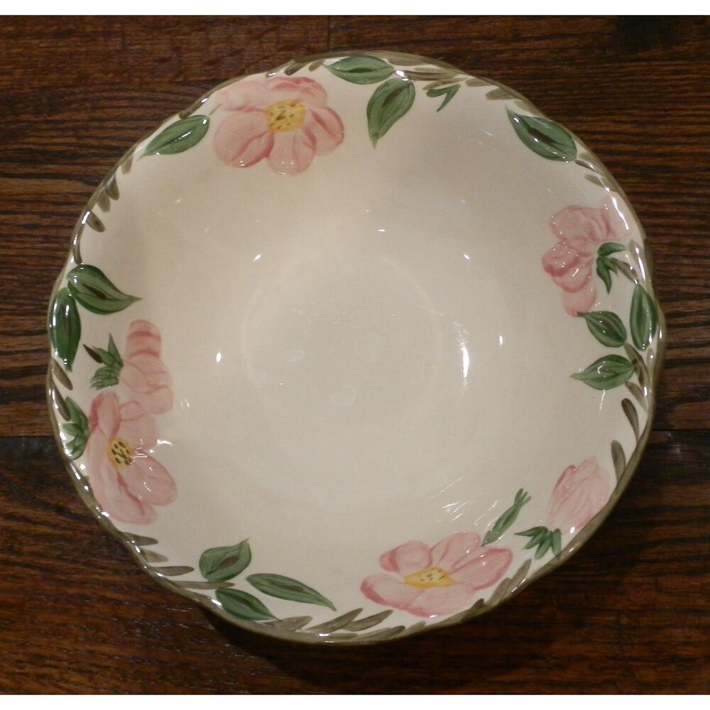 Vintage Franciscan Desert Rose Bowl 8 3/4"
